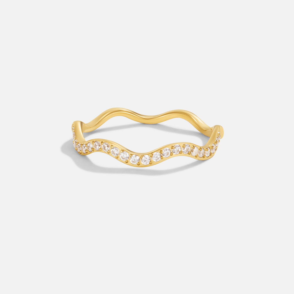 Eloise Sparkle Wave Ring